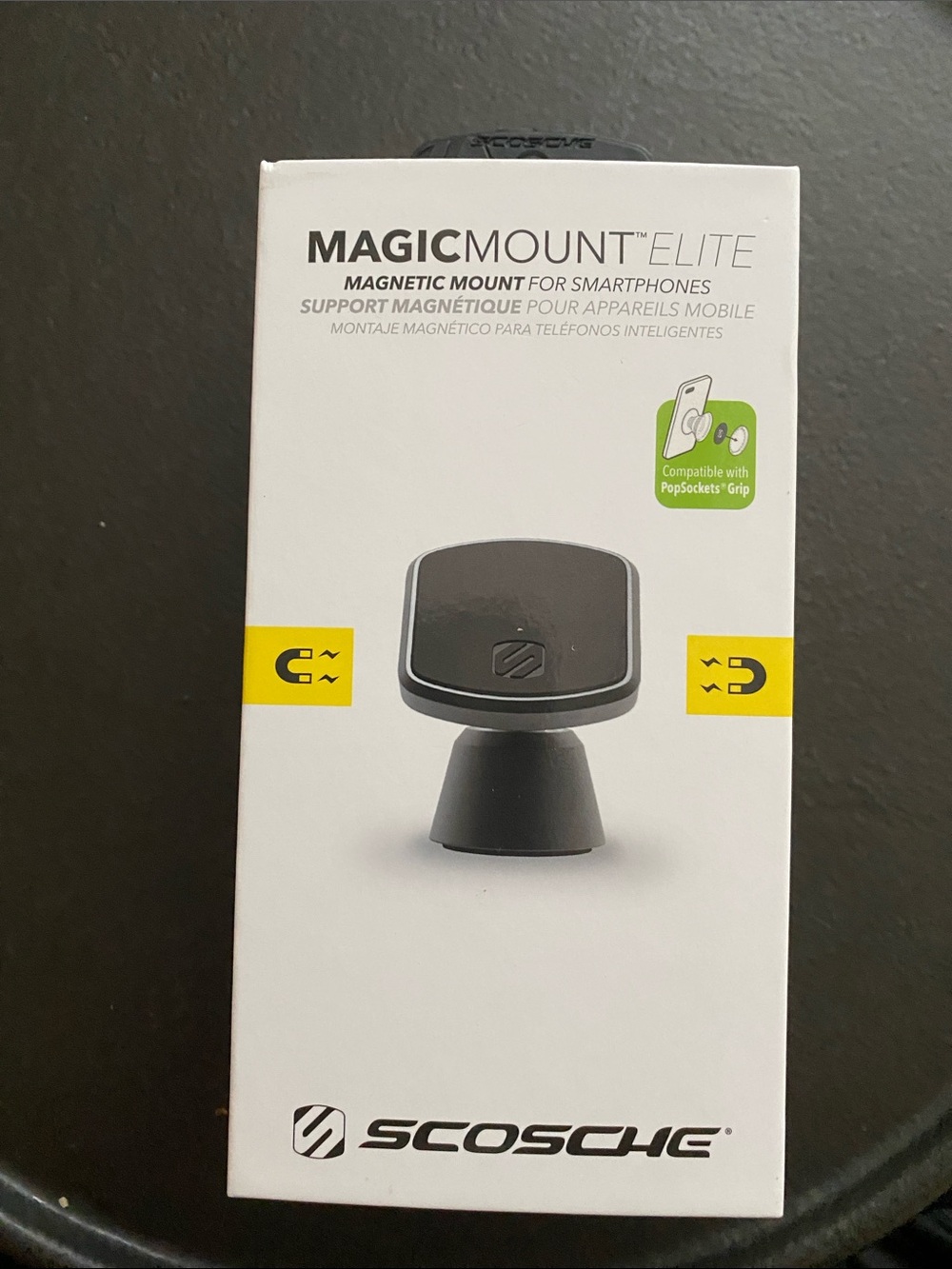 MagicMount Elite Magnetic Car Phone Mount - Black